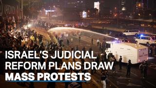Mass protests in Israel after Netanyahu fires defence minister over judicial reform scheme