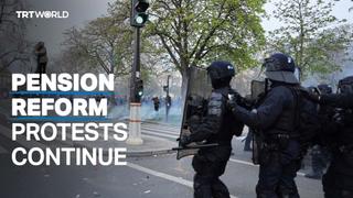 Protests resume against Macron's pension reform