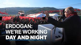 Erdogan: We're working day, night to keep our promise to Türkiye