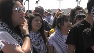 Israel Independence: Palestinians march in Haifa on 70th anniversary