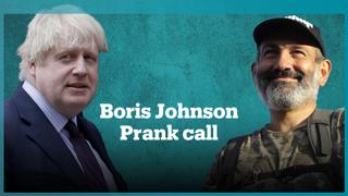 UK Foreign Secretary Boris Johnson pranked by 'Nikol Pashinyan'