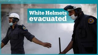 White Helmets members evacuated from Syrian border