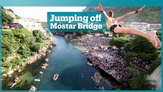 Mostar Bridge divers keep centuries-old tradition alive