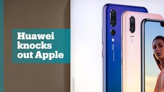 Huawei passes Apple in smartphone sales for the first time