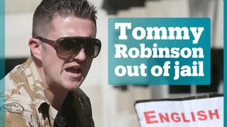 Far-right activist Tommy Robinson freed after appeal
