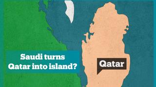Saudi canal to turn Qatar into an island