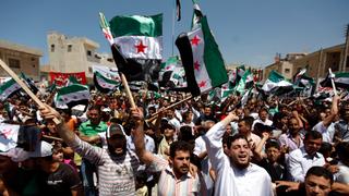 The War in Syria: Idlib residents protest against Syrian regime