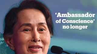 Amnesty strips Aung San Suu Kyi of its highest honour
