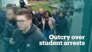 French police arrest hundreds of students across the country