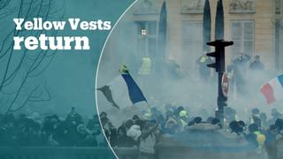 Yellow Vest protesters return to the streets