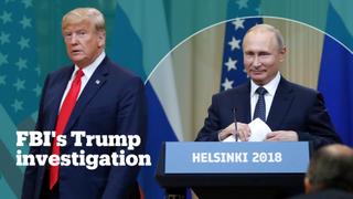 FBI investigated whether Trump was working for Russia'