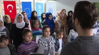 Turkey Refugees: Syrian kids say centre is their happy place