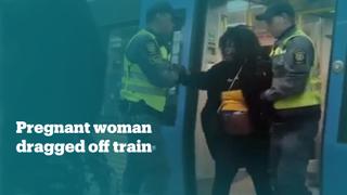 Pregnant woman forcibly removed from metro in Sweden