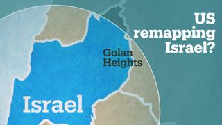 US to redraw maps to include Golan Heights as part of Israel