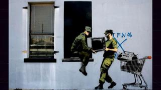 THE BEST OF BANKSY: From spontaneous shredding to the Occupied West Bank