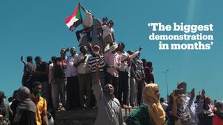Sudan's biggest anti-government rallies in months