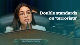 Congresswoman Alexandria Ocasio-Cortez questions the 'terrorist' label in the US
