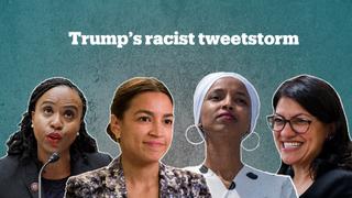 The internet buzz over Trump’s racist tweet