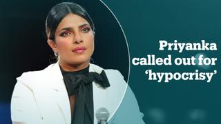 Priyanka Chopra called out as ‘hypocrite’