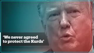 US President Trump says the US ‘never agreed to protect the Kurds’