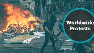 Why are people protesting around the world?
