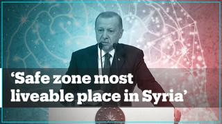 President Erdogan says Syrian refugees will be able to return home due to safe zones