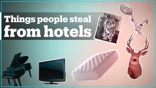 What’s the most bizarre item stolen from a luxury hotel?