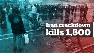 Over 1,500 people killed during protests in Iran - report