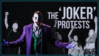 The use of comic book villain "Joker"