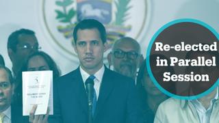 Venezuela’s Guaido re-elected as parliament speaker in parallel session