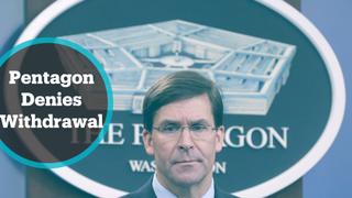 Pentagon denies US troop withdrawal from Iraq