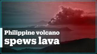 Thousands evacuated as volcano spews ash in the Philippines