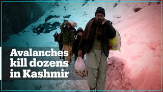 Dozens killed by avalanches in Pakistan-administered Kashmir