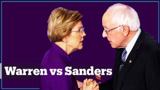 Warren vs Sanders contest heats up