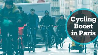 Strikes lead to more Parisians using bicycles to get around