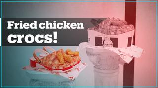 KFC and Crocs team up to make fried chicken shoes