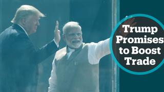 US president praises India at rally, promises to boost trade
