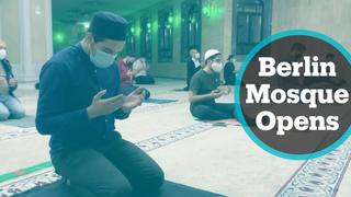 Berlin mosque opens after a two-month hiatus