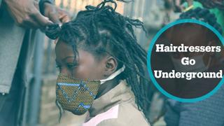 Hairdressers go underground in South Africa during lockdown