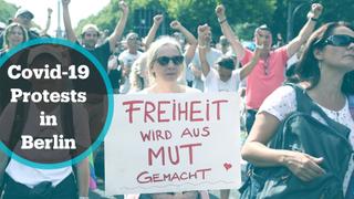 Thousands march in Berlin against coronavirus curbs