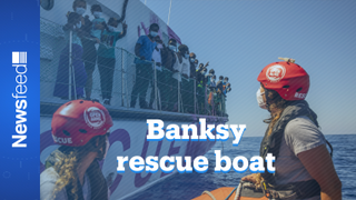 How Banksy is helping rescue migrants trying to get to Europe