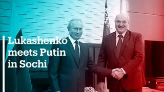 Lukashenko meets Putin in Sochi after month of protests