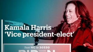 Harris becomes first Black woman, South Asian to be elected VP