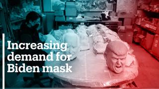Demand for Biden masks increase in Japan