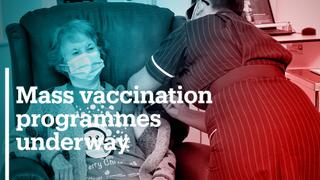 Russia, UK mass vaccination programmes underway