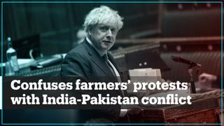 British PM Johnson confuses farmers’ protests with India-Pakistan conflict