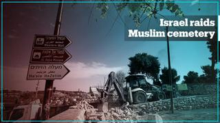 Israel raids historic Muslim cemetery in occupied East Jerusalem