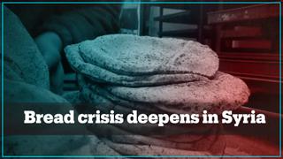 Syrians are facing a serve shortage of bread