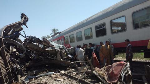 Egypt's train crash death toll revised to 19