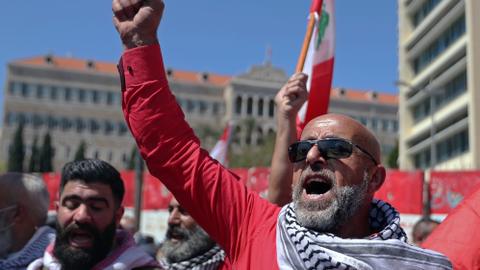 Lebanon protesters rally against political stalemate, economic crisis